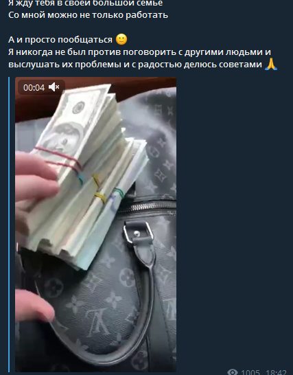 Демонстрация денег в Телеграмм ZELINSKIY BET